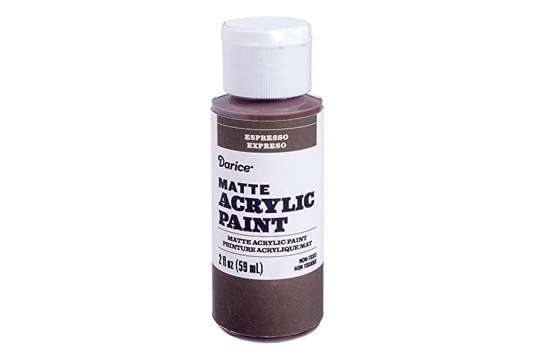 Darice Matte Espresso, 2 Ounces Acrylic Paint, — Grand River Art Supply